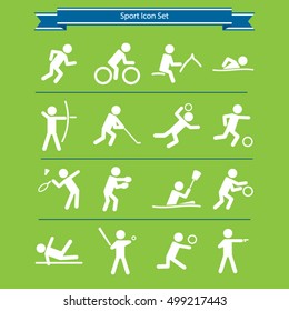 Sports icon set