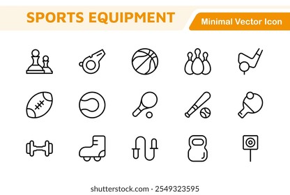 Sports Icon Set. A dynamic collection of vibrant icons representing various sports and activities, perfect for enhancing apps, websites, and marketing materials.