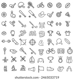 Sports icon set. Shapes Sports, Sports icon collection, Active lifestyle people and icon set, runners active lifestyle icons.