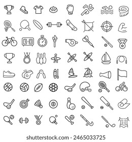 Sports icon set. Shapes Sports, Sports icon collection, Active lifestyle people and icon set, runners active lifestyle icons.