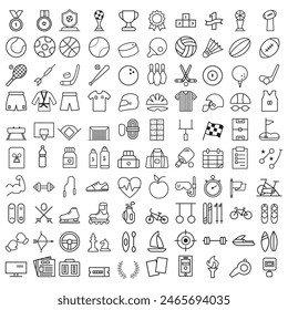 Sports icon set. Shapes Sports, Sports icon collection, Active lifestyle people and icon set, runners active lifestyle icons.