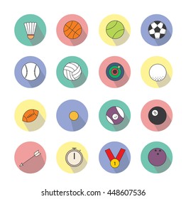 sports icon, vector and illustration
