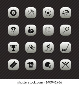 Sports icons / buttons set