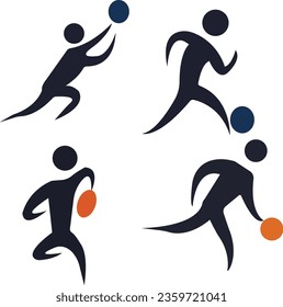 sports icons of different items football, cricket ball, basket ball