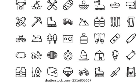 Sports icons High-Quality Vector Icons Collection with Editable Stroke. Ideal for Professional and Creative Projects.