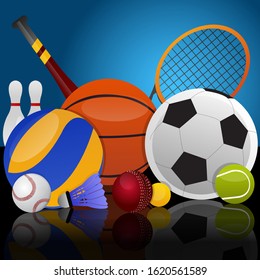 Sports icons illustration vector art