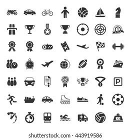 Sports icons set