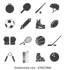 Sports icons set.