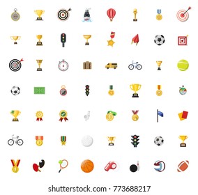 Sports icons set