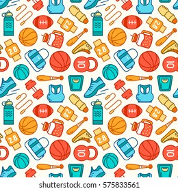 Sports icons. Sport concept, background.