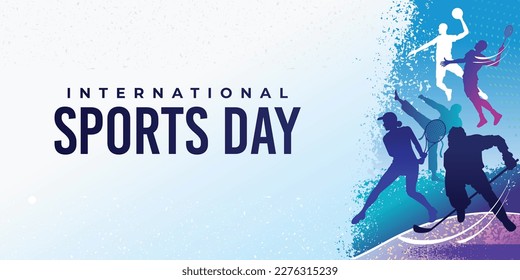 Sports Illustration Vector. Sports Day Illustration. Graphic Design for poster, banners, and flyer