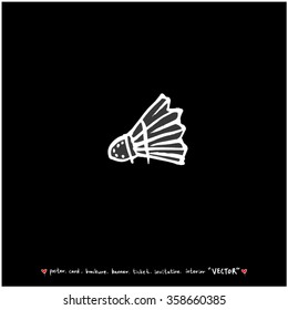 Sports illustration - vector / sport poster background - blackboard version