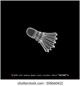 Sports illustration - vector / sport poster background - blackboard version