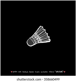 Sports illustration - vector / sport poster background - blackboard version