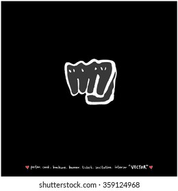 Sports illustration - vector / sport poster background - blackboard version