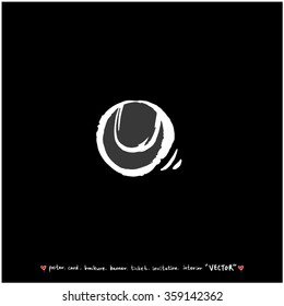 Sports illustration - vector / sport poster background - blackboard version