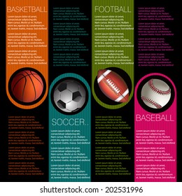 Sports Info graphic Design