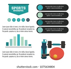 Sports infographic design