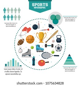 Sports infographic design