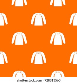 Sports jacket, pattern repeat seamless in orange color for any design. Vector geometric illustration