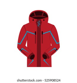 Sports jacket warm zipper model.