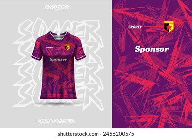 Sports jersey and background template design vector. Sports design for football, racing, background, gaming jersey. Vector design.