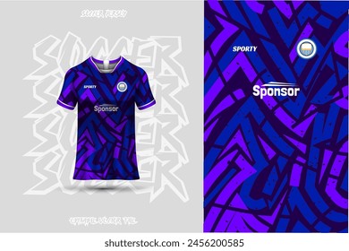 Sports jersey and background template design vector. Sports design for football, racing, background, gaming jersey. Vector design.