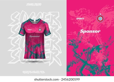 Sports jersey and background template design vector. Sports design for football, racing, background, gaming jersey. Vector design.