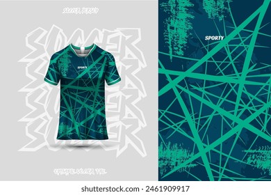 Sports jersey and background template design vector. Sports design for football, racing, background, poster, gaming jersey. Vector design.