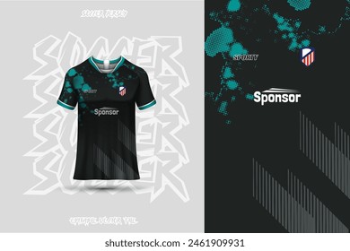 Sports jersey and background template design vector. Sports design for football, racing, background, poster, gaming jersey. Vector design.