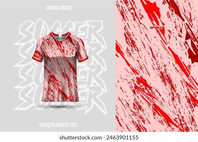 Sports jersey and background template design vector. Sports design for football, racing, background, gaming jersey. Vector design.