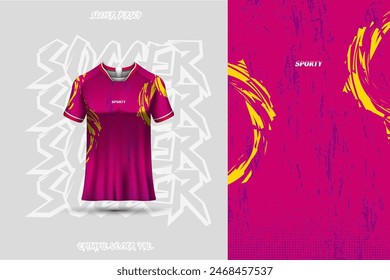 Sports jersey and background template design vector. Sports design for football, racing, background, gaming jersey. Vector design.