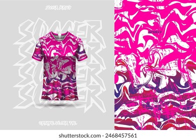 Sports jersey and background template design vector. Sports design for football, racing, background, gaming jersey. Vector design.