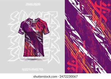 Sports jersey and background template design vector. Sports design for football, racing, background, gaming jersey. Vector design.