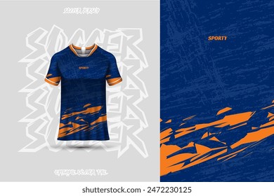 Sports jersey and background template design vector. Sports design for football, racing, background, gaming jersey. Vector design.