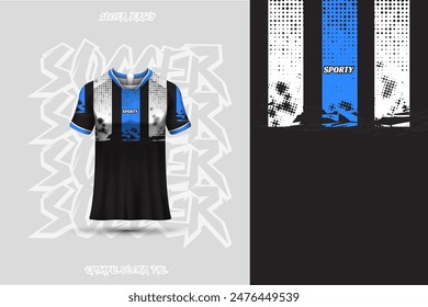 Sports jersey and background template design vector. Sports design for football, racing, background, gaming jersey. Vector design.