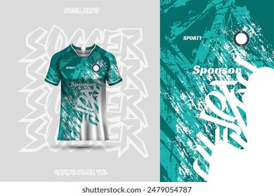 Sports jersey and background template design vector. Sports design for football, racing, background, gaming jersey. Vector design.