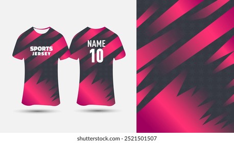 Sports jersey design Background for sublimation .Customizable Jersey template vector Illustration.