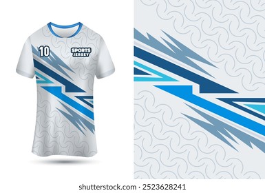 Sports jersey design Background for sublimation. Customizable Jersey design vector Illustration.