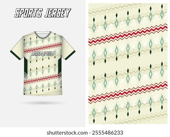 sports jersey design with christmas design element, ornament, and color. Easy to use, edit, and custom for your seasonal sports jersey team apparel