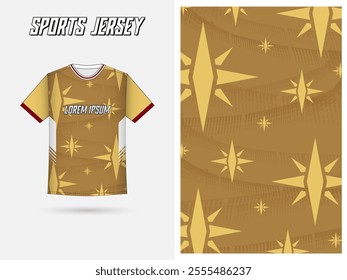 sports jersey design with christmas design element, ornament, and color. Easy to use, edit, and custom for your seasonal sports jersey team apparel