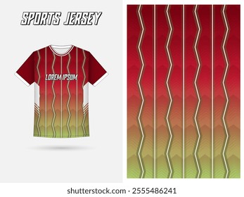 sports jersey design with christmas design element, ornament, and color. Easy to use, edit, and custom for your seasonal sports jersey team apparel