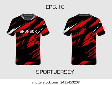Sports jersey design fabric textile