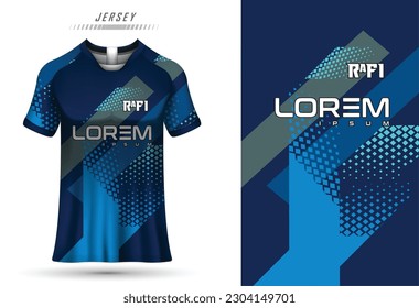 Sports jersey design for football, racing, gaming jersey. Vector.