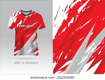 Sports jersey design grunge for team uniforms soccer jersey racing jersey