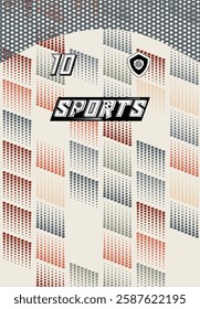 Sports Jersey Design Modern Athletic Wear Soccer Basketball Football Esports Abstract Geometric Minimalist Trendy Pattern Vibrant Colors