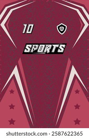 Sports Jersey Design Modern Athletic Wear Soccer Basketball Football Esports Abstract Geometric Minimalist Trendy Pattern Vibrant Colors