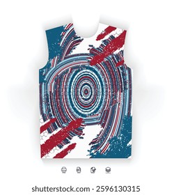 Sports Jersey Design Modern Athletic Wear Soccer Basketball Football Esports Abstract Geometric Minimalist Trendy Pattern Vibrant Colors