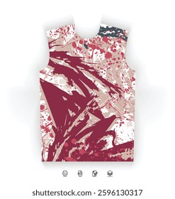 Sports Jersey Design Modern Athletic Wear Soccer Basketball Football Esports Abstract Geometric Minimalist Trendy Pattern Vibrant Colors