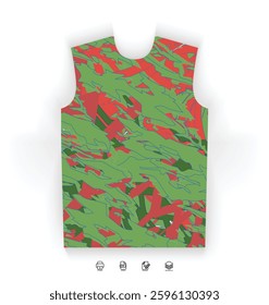Sports Jersey Design Modern Athletic Wear Soccer Basketball Football Esports Abstract Geometric Minimalist Trendy Pattern Vibrant Colors